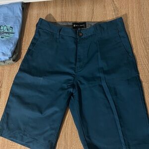 Billabong Men's Teal Flat Front Shorts